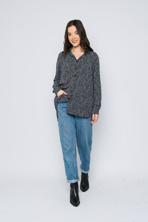Blaine-Oversize Button-Up